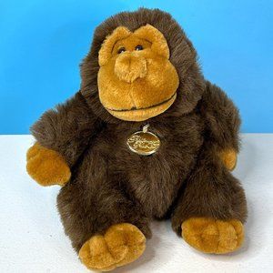 RARE Vintage Tb Trading‎ Platinum Plus Brown Monkey 11" Plush Stuffed Animal Toy